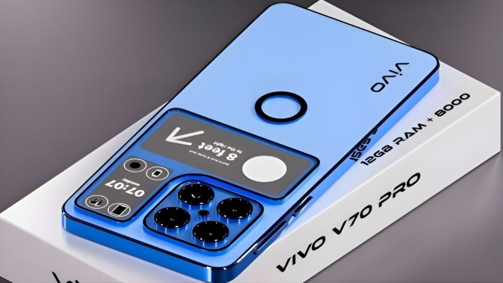 Vivo V70 Pro 5G: pantalla 4K, batería 10000mAh, 24GB RAM, 2TB almacenamiento, cámara avanzada